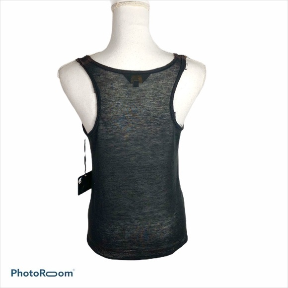 Jack Linen Blend Sequin Tank Top NWT Medium - Picture 3 of 8